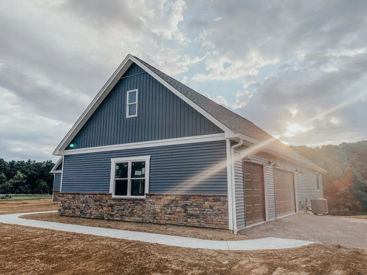 Home exterior from the Paragon Custom Builders portfolio