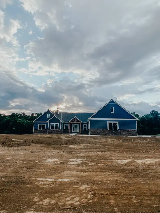 The Blue House, custom home in Greater Cincinnati, OH, photograph 3