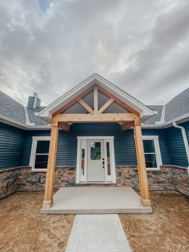 Custom home in Greater Cincinnati, OH, The Blue House, photograph 8