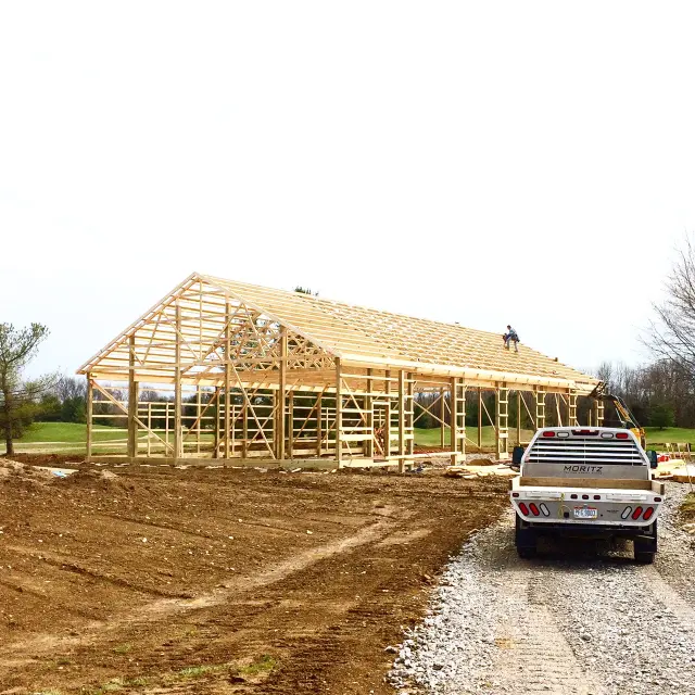 Project view of The Golf Course Pole Barn in New Richmond, OH, photograph 4