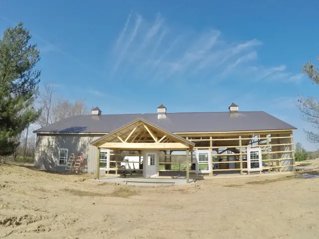 Project view of The Golf Course Pole Barn in New Richmond, OH, photograph 13