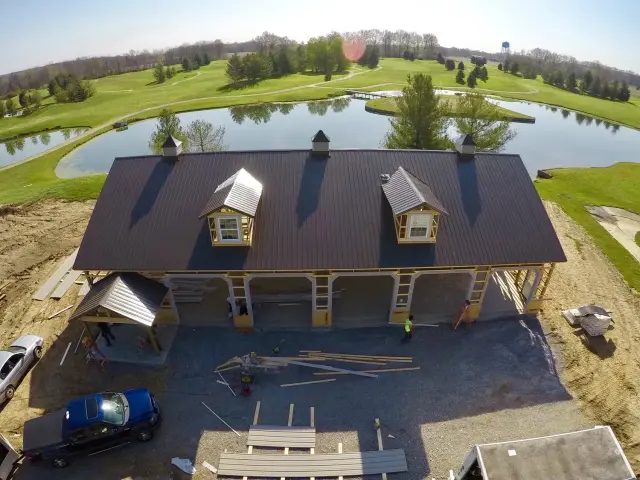 Custom pole barn in New Richmond, OH, The Golf Course Pole Barn, photograph 20